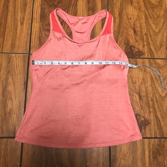 Lululemon Cool Racerback orange Material Luxtreme Size None - Picture 6 of 12